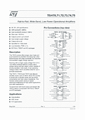 DataSheet TSH74 pdf